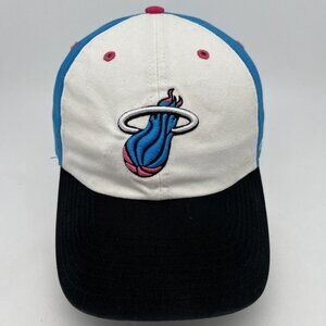 Miami Heat ‘47 Brand Hat NBA Light Blue White Black Strap Back Golf Style Cap
